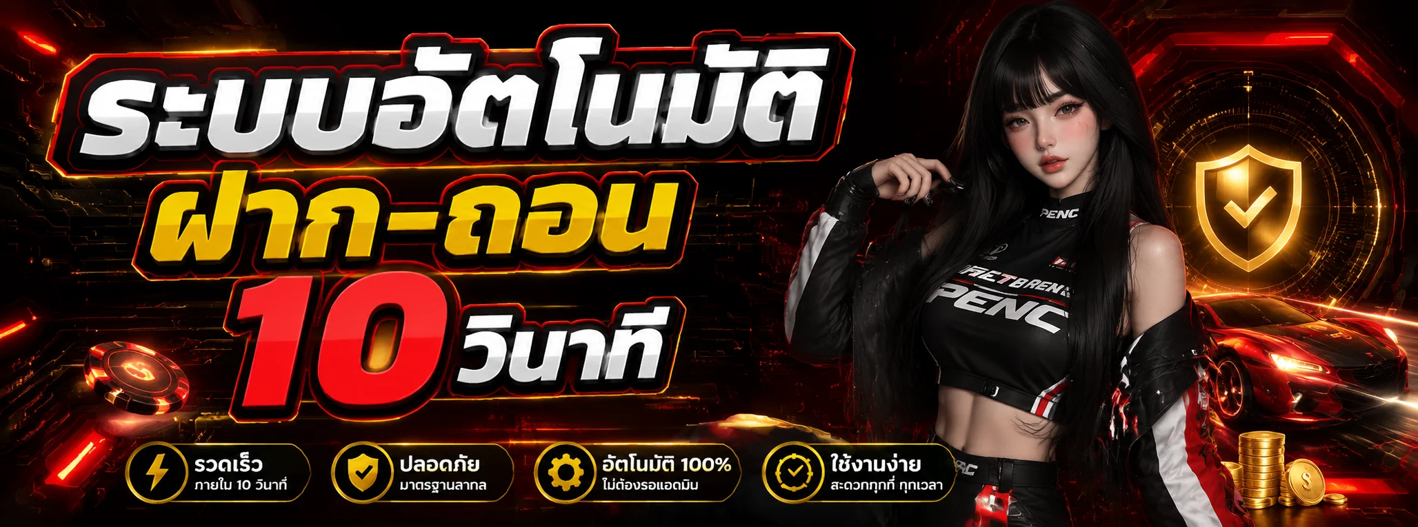 หน้าจอเกมสล็อตและบาคาร่าออนไลน์บนเว็บ RM268